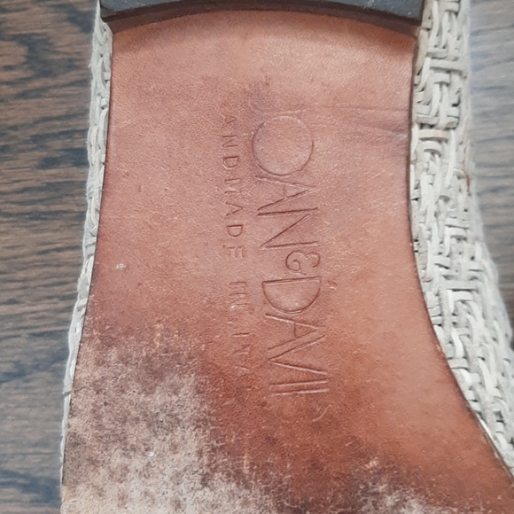 VINTAGE Handmade in Italy Joan & David Woven Leather Loafers, Granny Cottage 7.5 - Picture 3 of 11